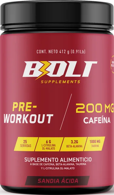 Pre Workout Sandía ácida